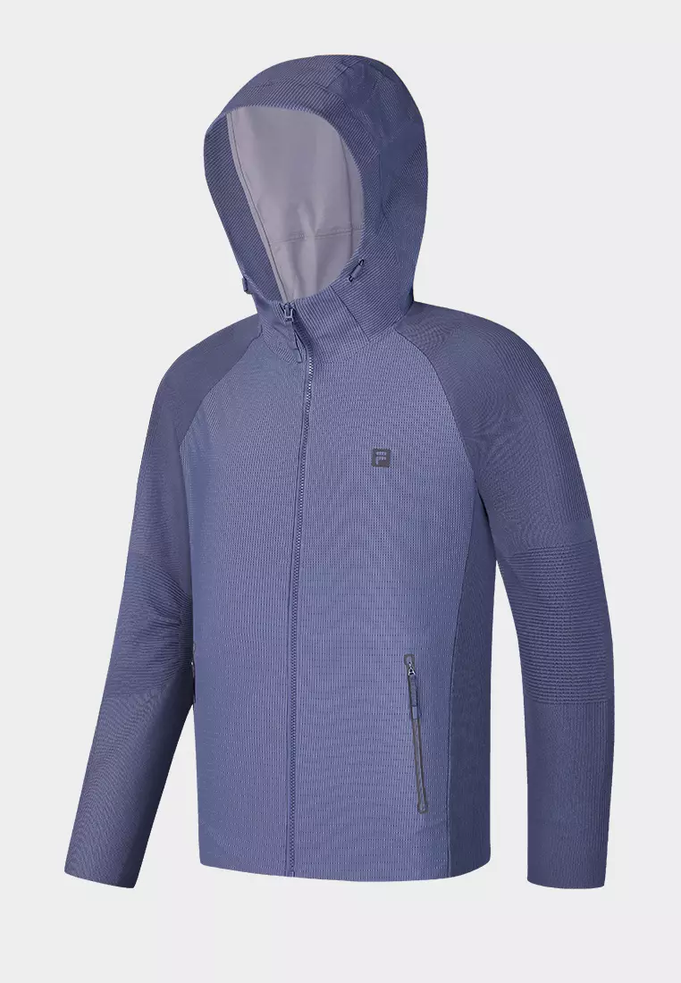 FILA CORE ATHLETICS FITNESS Men Men's Jacket (Blue)