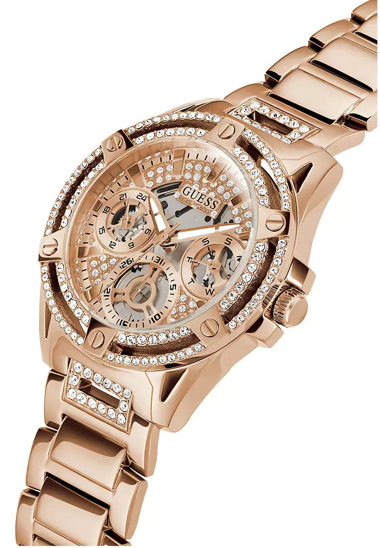 Guess GW0464L3 - Jam Tangan Wanita - Rosegold - Crystal Queen Watch