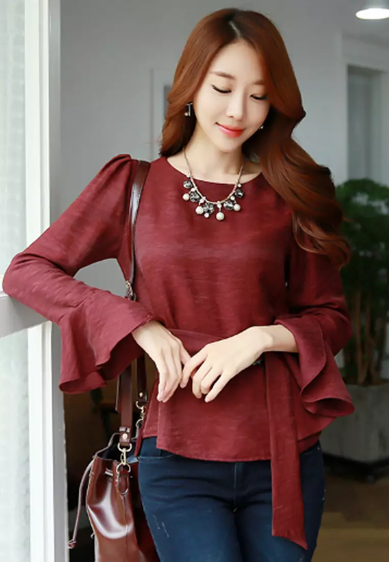 Korean blouse online hotsell