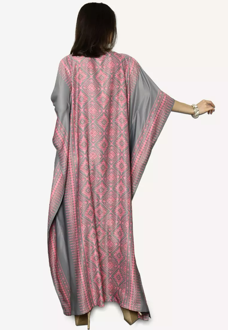 Kanzi Exclusive Short Sleeve Songket Kaftan