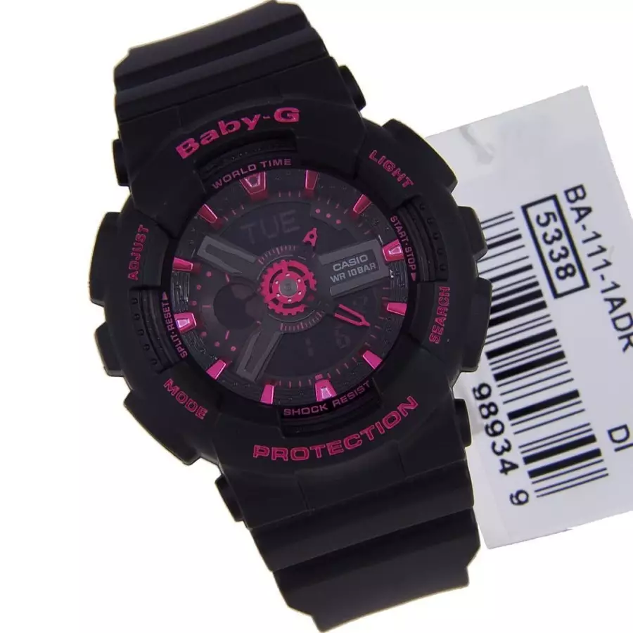 Casio Baby-G BA-111-1ADR Karet Hitam