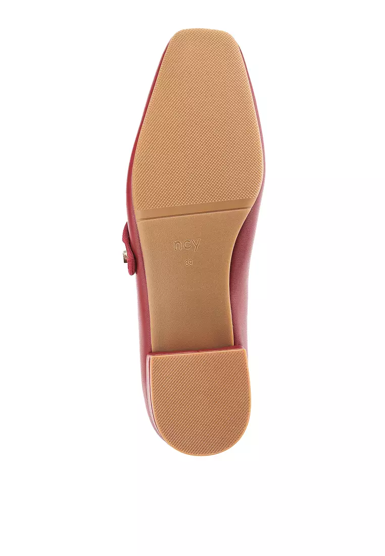 Nia J2475-9 Flat Shoes Red