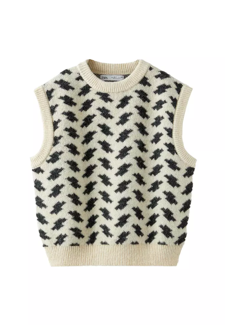 Sleeveless Sweater Zara Vest Knit Zara Knit Sleeveless Sweater