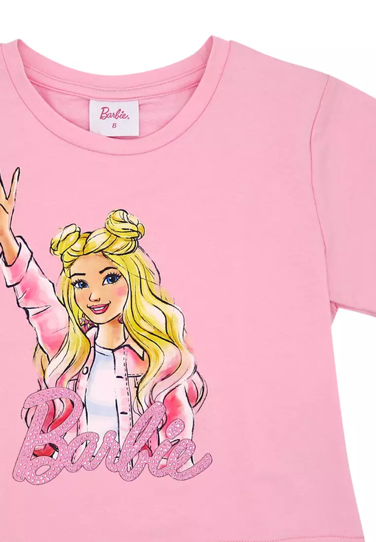 Girls Licensed Graphic Ringer T-Shirt Peace