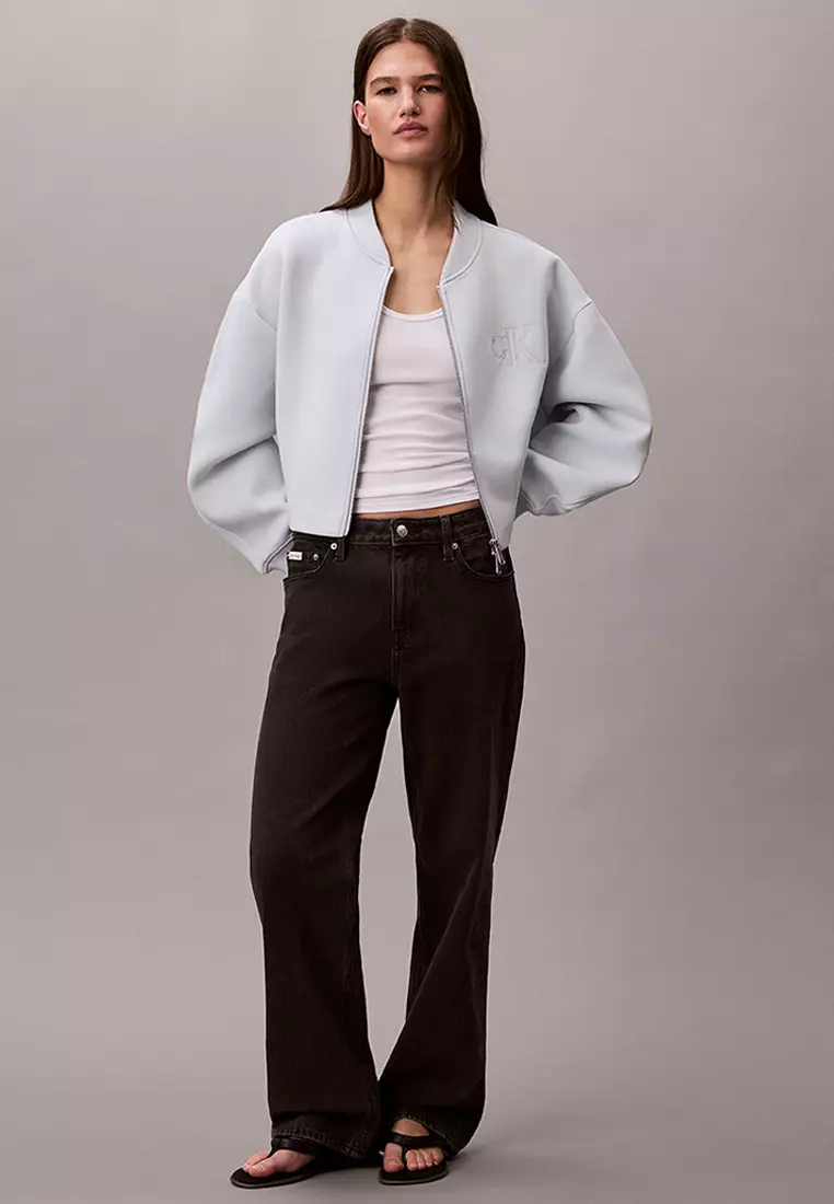 Oversized Zip Bomber Jacket - Calvin Klein Jeans