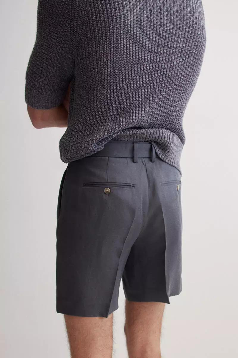 Relaxed Fit Tailored lyocell-blend shorts