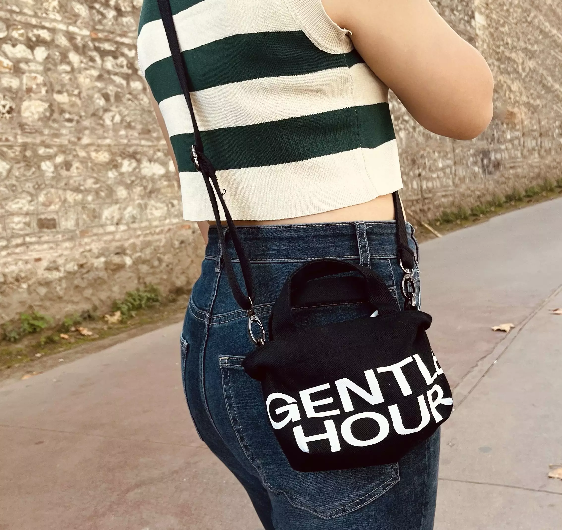 Gentle Hour Mini Sling Bag - Black