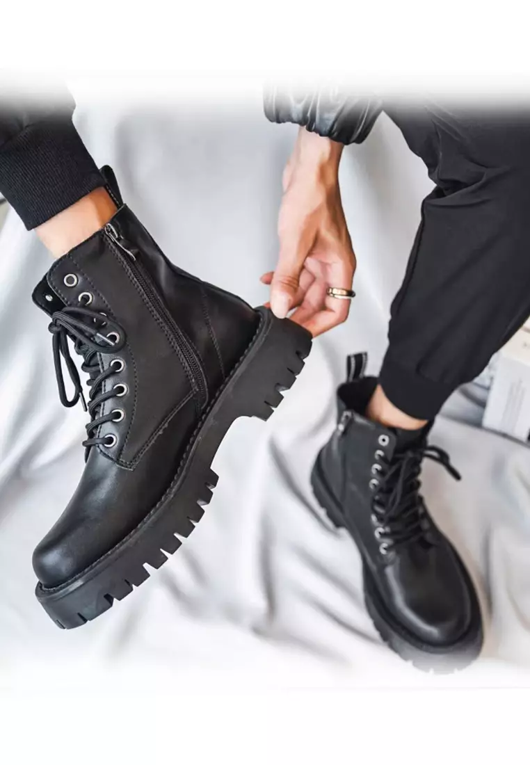 【BAON】Elid Leather Middle Boots BARTON (Safety Toe & Plate) – Baffin