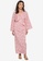 Lubna pink and multi Flare Sleeve Wrap Kurung BD6BBAA7FFD147GS_3