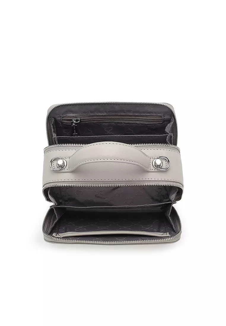 Women's Top Handle Bag / Sling Bag / Crossbody Bag / Shoulder Bag (Tas Tangan Wanita / Tas Selempang Wanita / Tas Bahu Wanita) - Putih