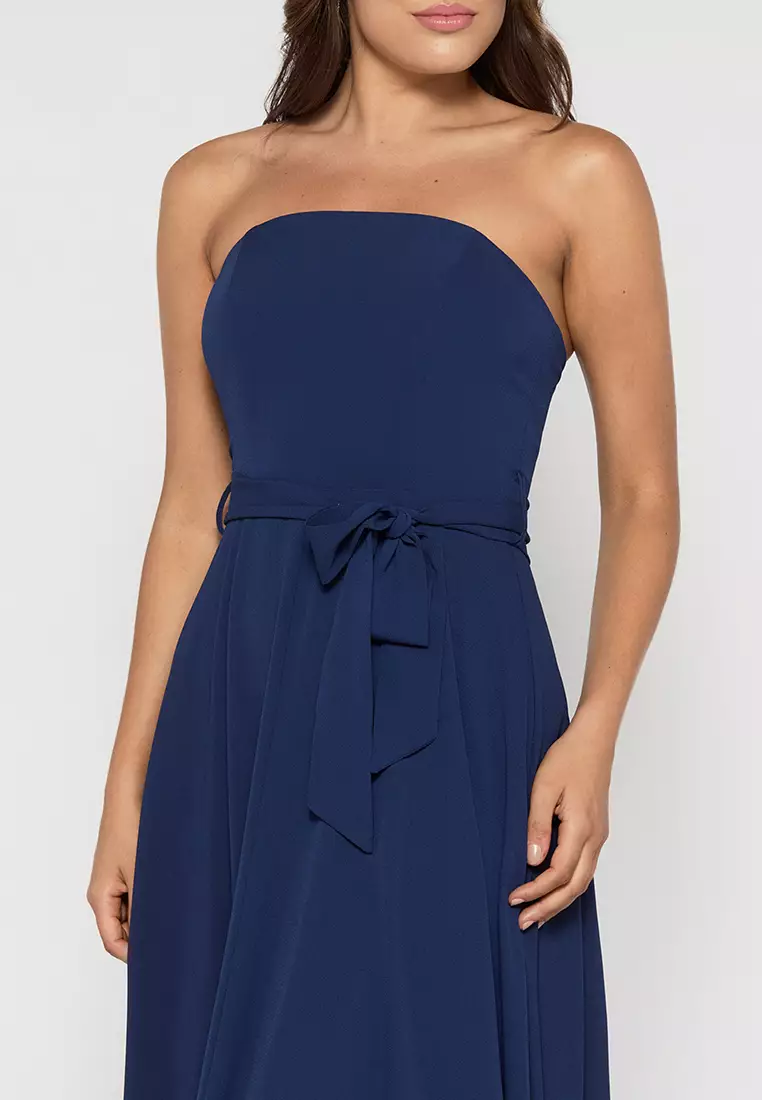 strapless maxi dress casual