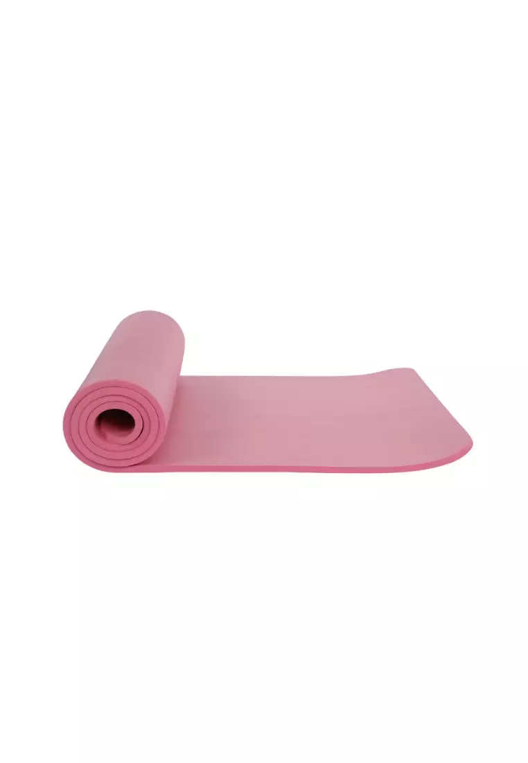 HAPPYFIT Yoga Mat Pastel NBR 10mm Free Bag Soft Pink
