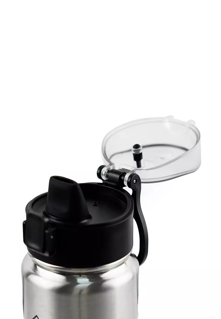 24oz Silver Steel Sip Bottle