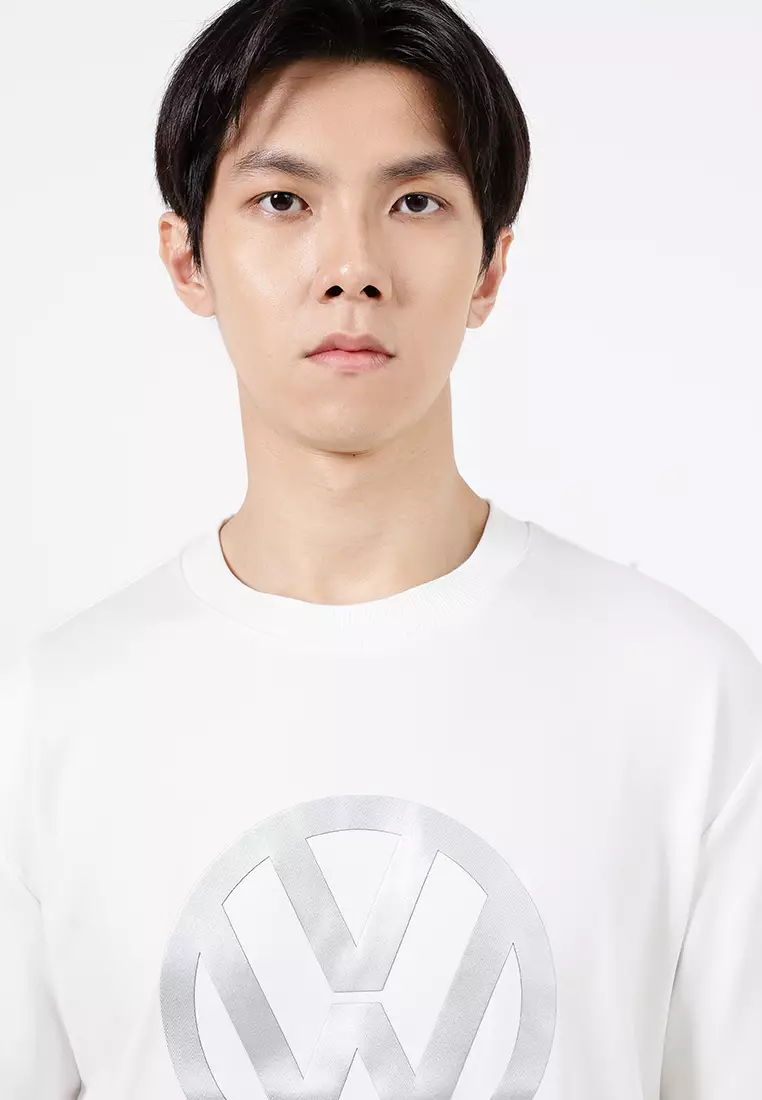 VOLKSWAGEN男士圆领徽标宽松版型 T 恤