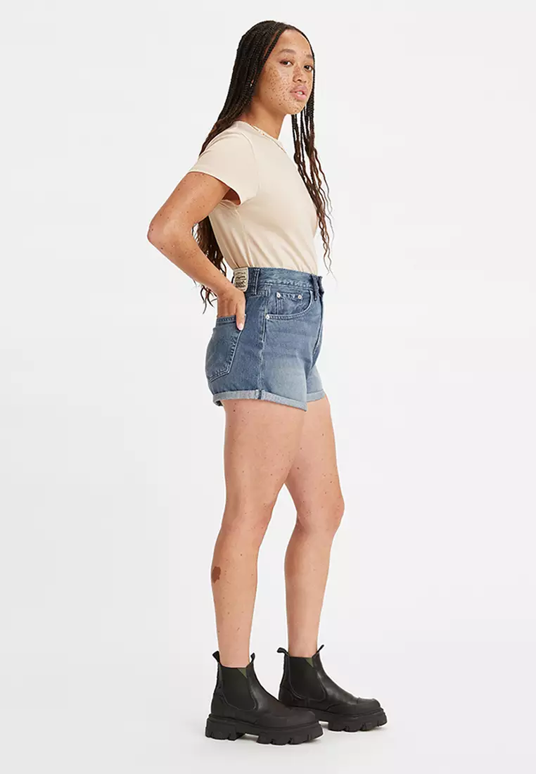 Levi's® WellThread® 永續時裝系列 女士高腰鬆身短褲