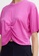 Urban Revivo pink Ruched Detail T-Shirt E3FD1AA1A48A80GS_3