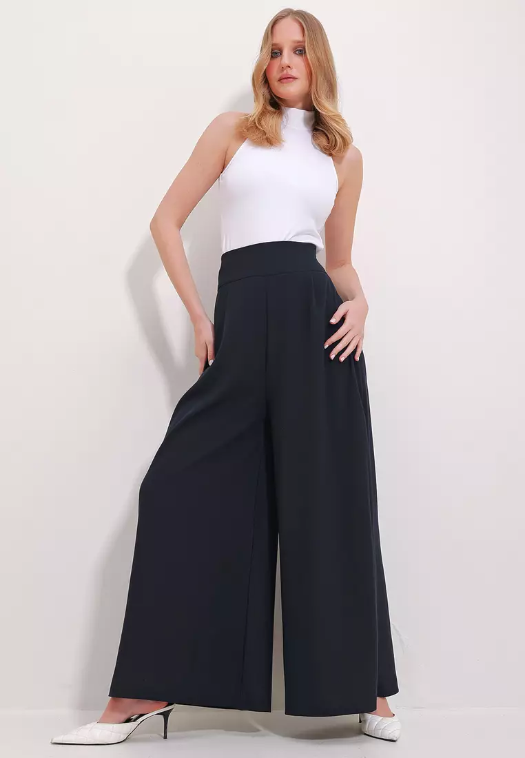 Buy Alacati Wide Leg Pants 2024 Online | ZALORA