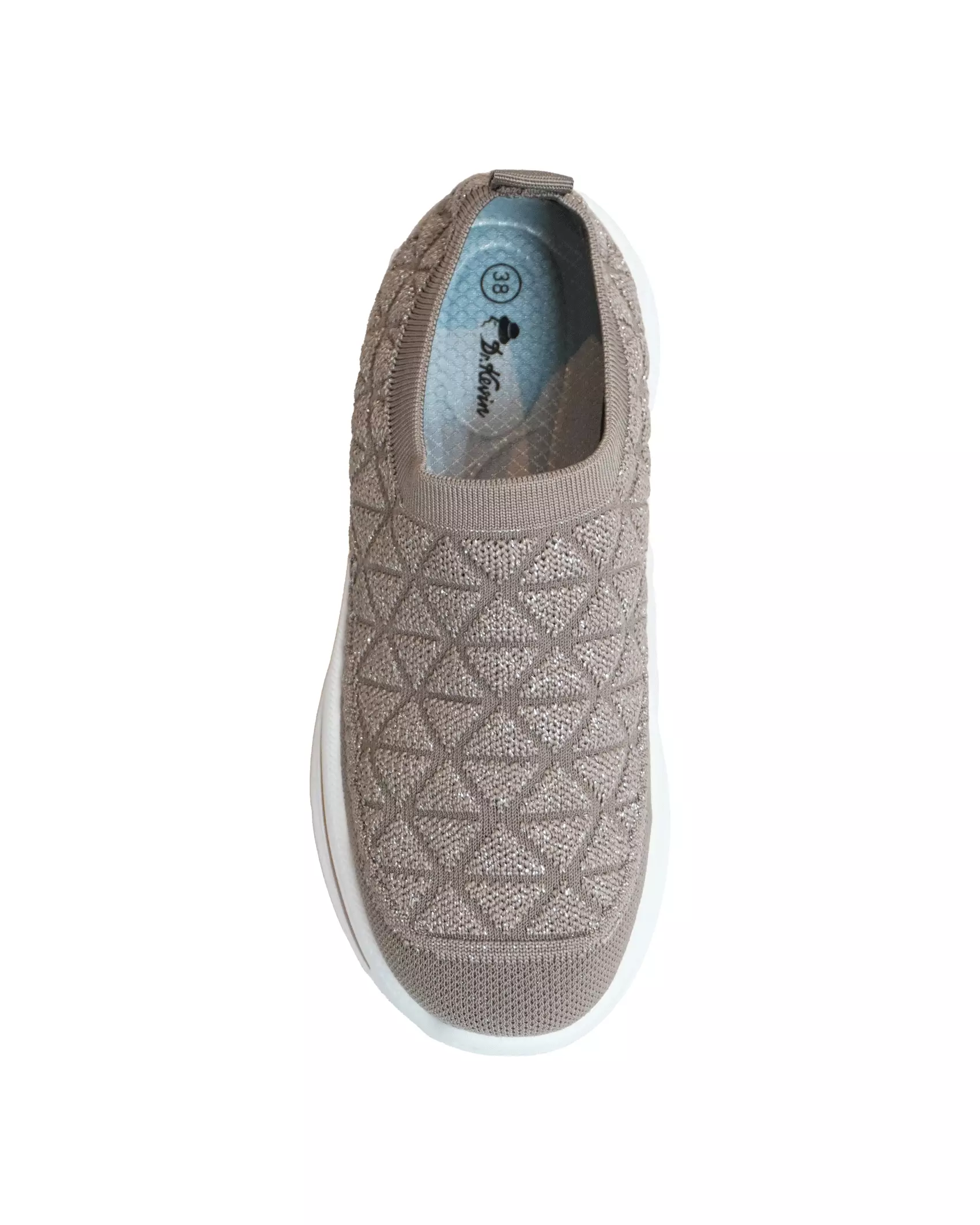 Dr. Kevin Sepatu Olahraga Sport Wanita Sneakers Rajut Sepatu Sekolah Slip On 589-106