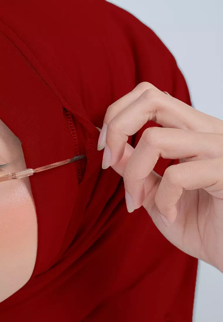 HIJAB INSTAN RANA - MAROON