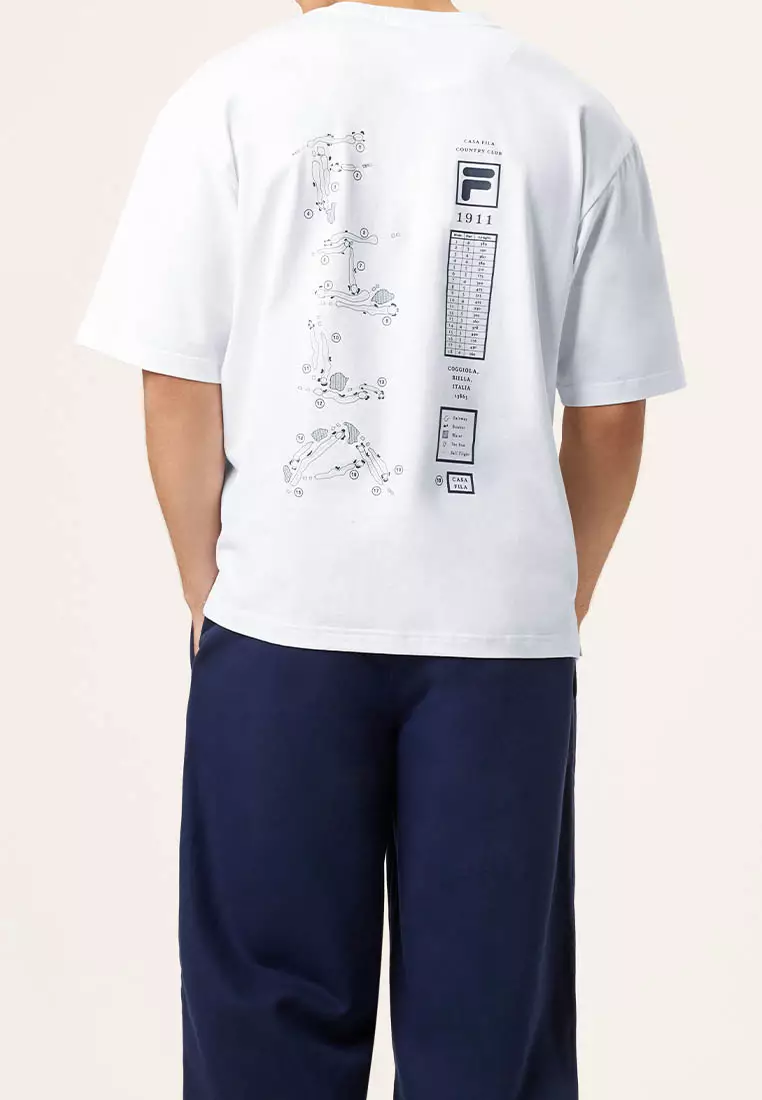 C.Club Golf Course Map Tee White