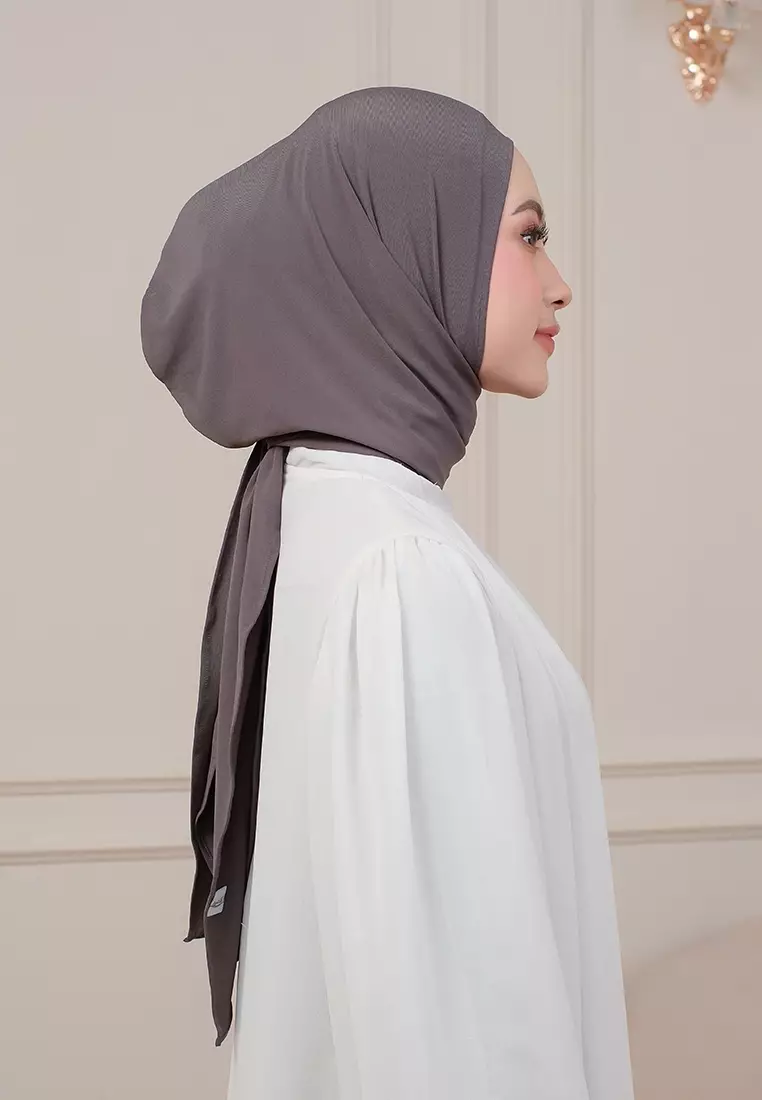 HIJAB INSTAN QIARA - DARK GREY