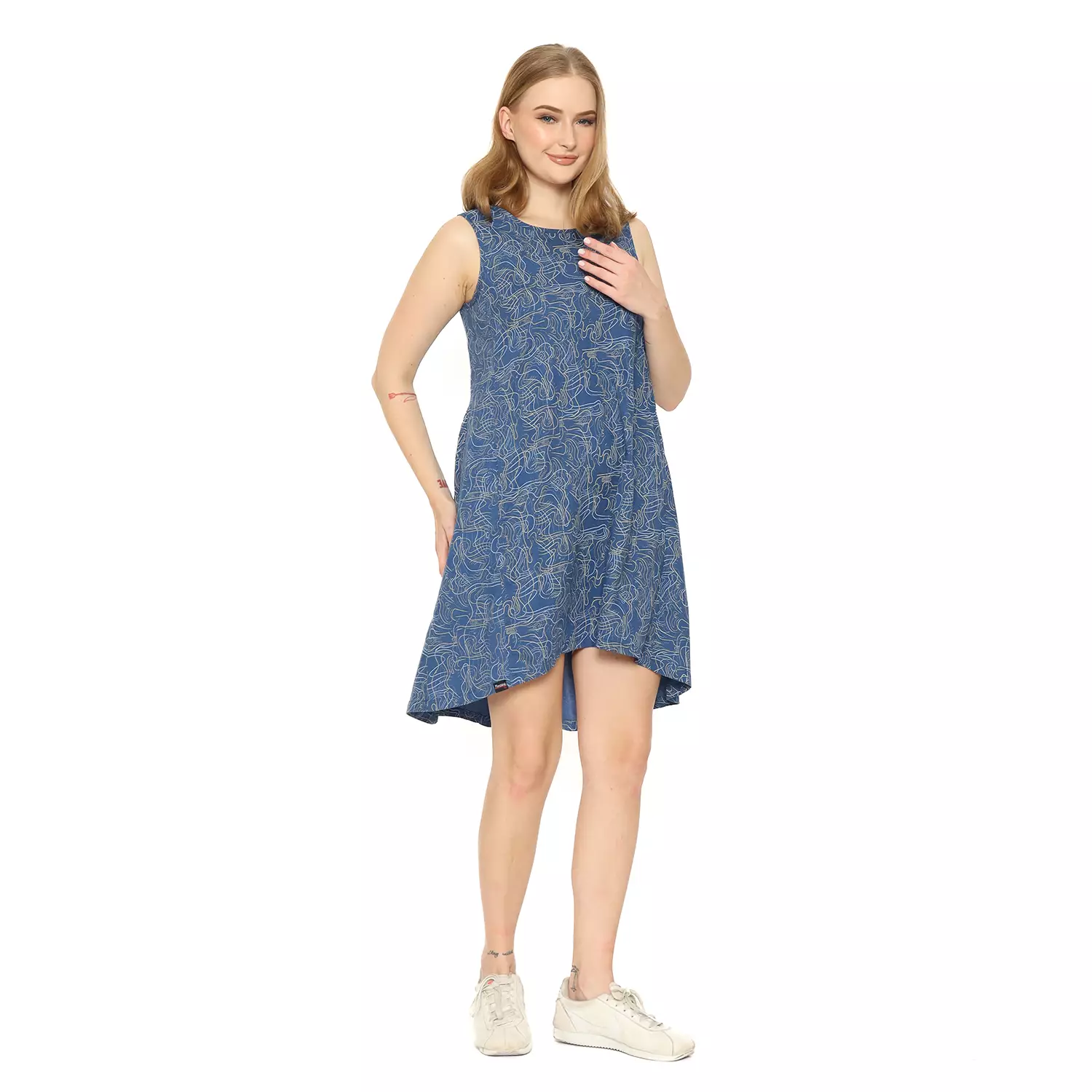Planet Surf Clothing Dress Wanita Souna Midi Dress Planet Surf