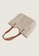 Lara beige Women's Minimalist Zipper Tote Bag - Beige 4E754AC5360D4FGS_2