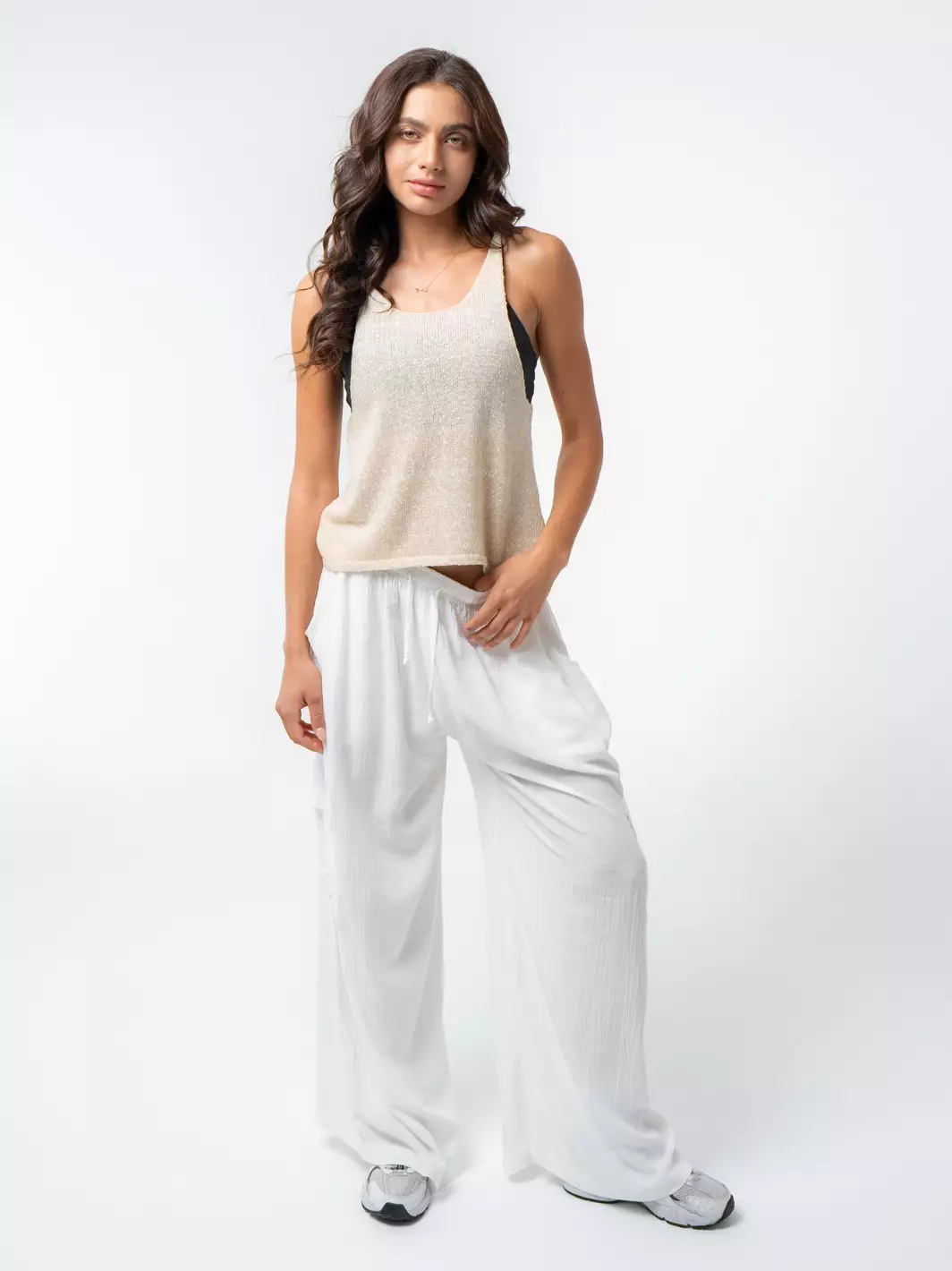 Sun Sleeper Pant White