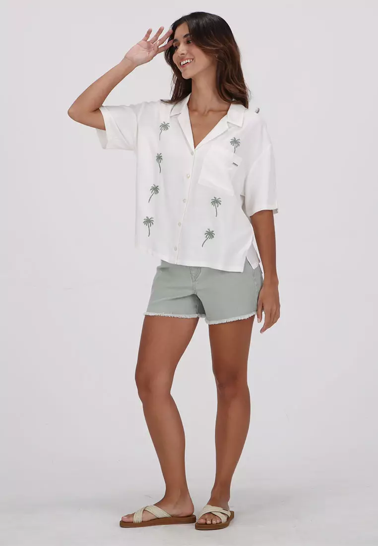 GSH SUN STUNNER SHORT SLEEVE SHIRT BONE