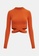 Urban Revivo red Cut Out Side Long Sleeve Top 17DF3AAD94F39CGS_7