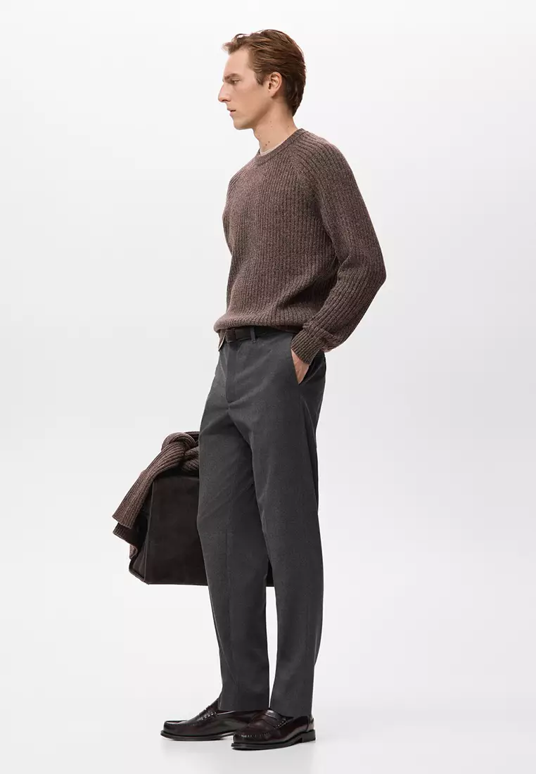 Fluid Regular-Fit Trousers