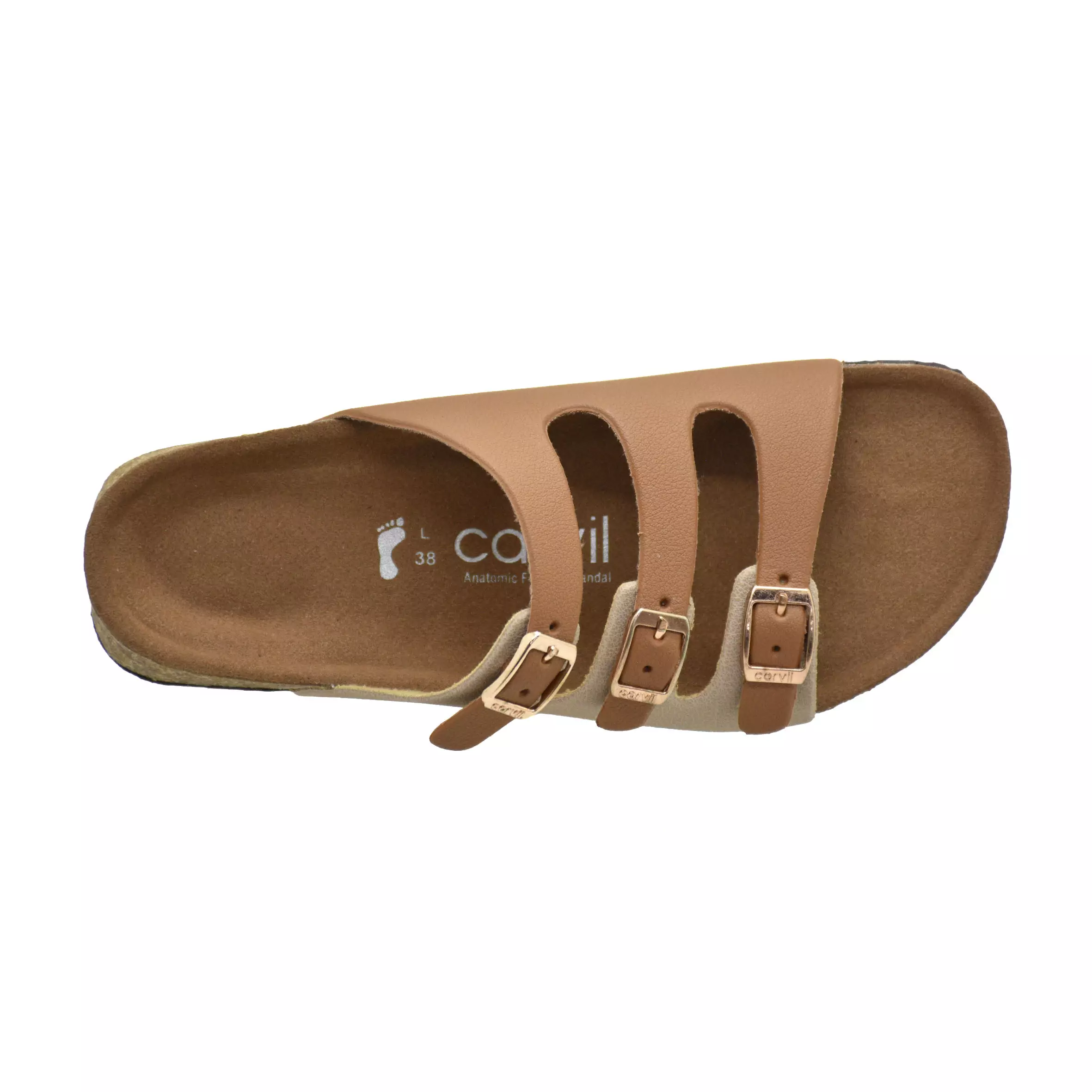 Carvil Sandal Wanita Callista-05 L Tan/Beige