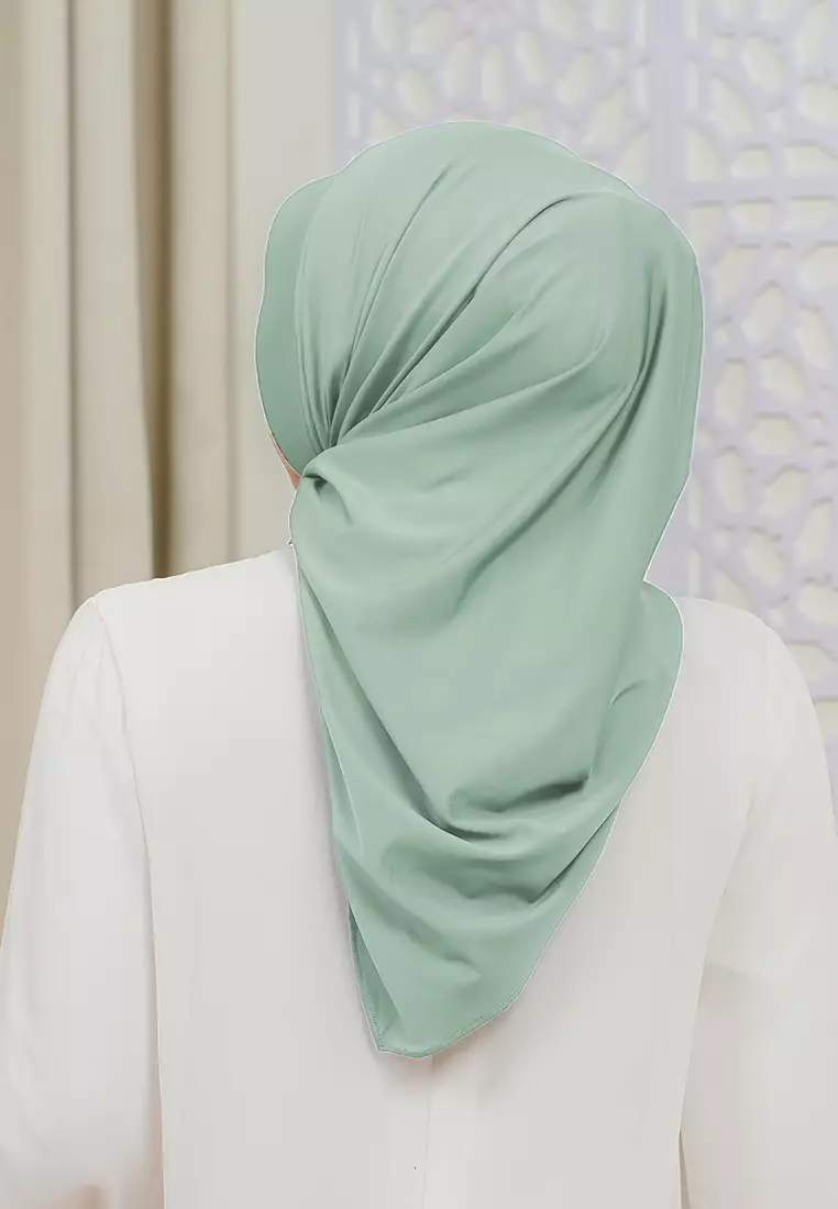 HIJAB INSTAN SOFTPAD AMEENA - CYAN