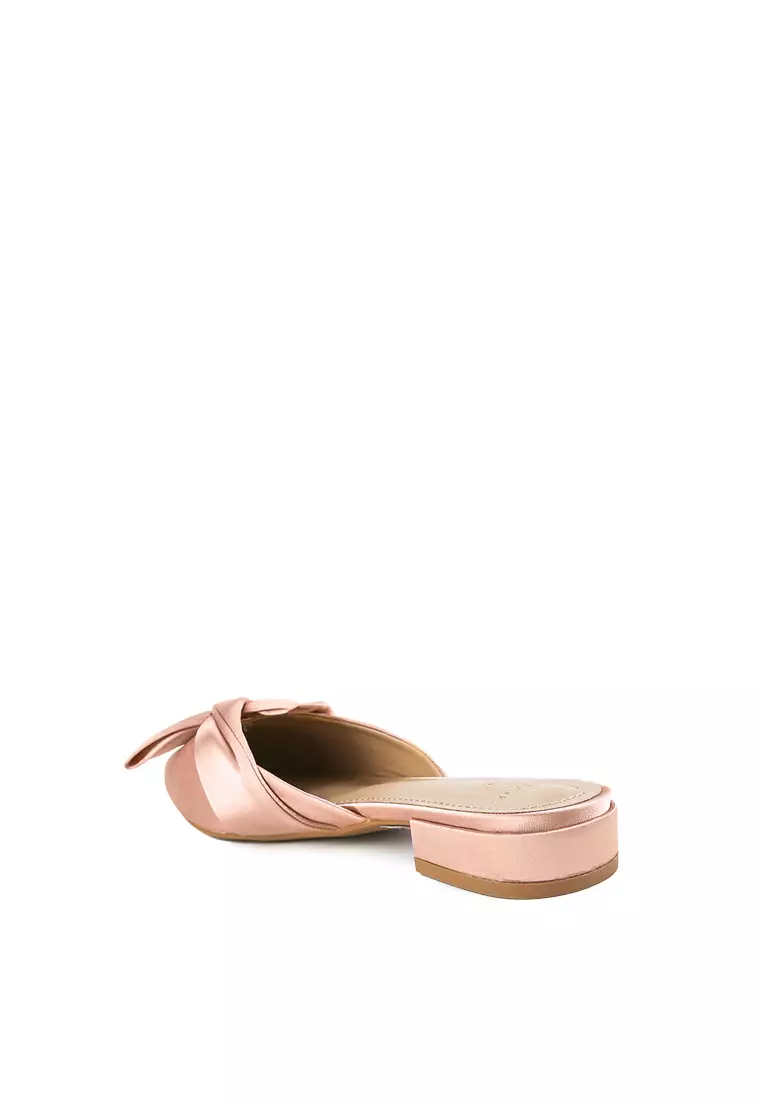 CHARMINE J23103-11 FORMAL SANDAL MULES ROSE GOLD