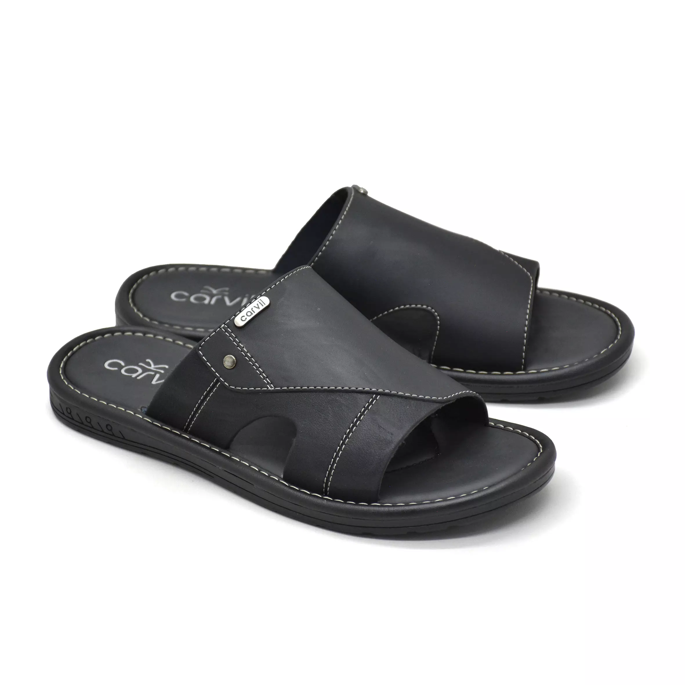 Carvil Sandal Pria Torino-03 M Black
