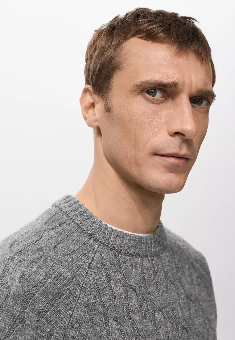 Cable-Knit Sweater