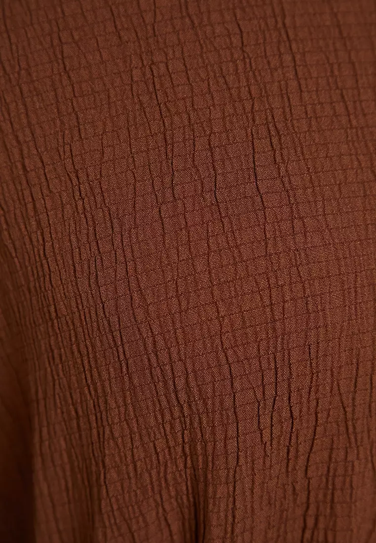 MODEST Boat Neck Maxi Dress