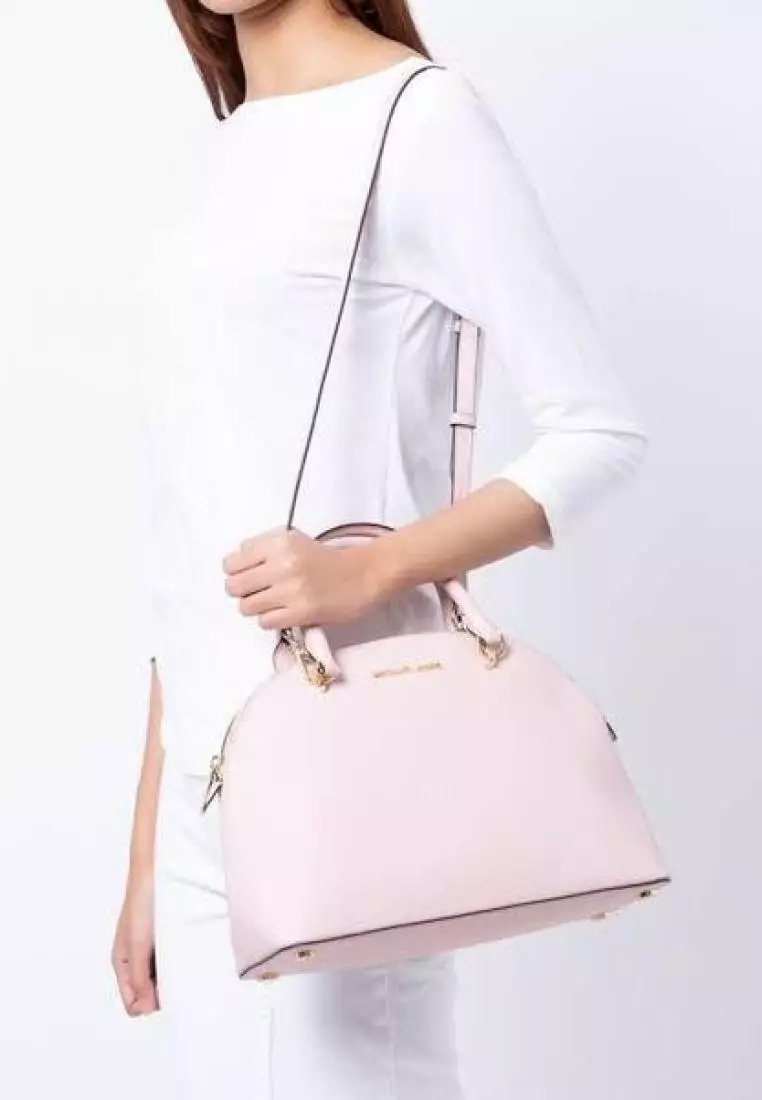 Jual Michael Kors Michael Kors Emmy Large Saffiano Leather Dome