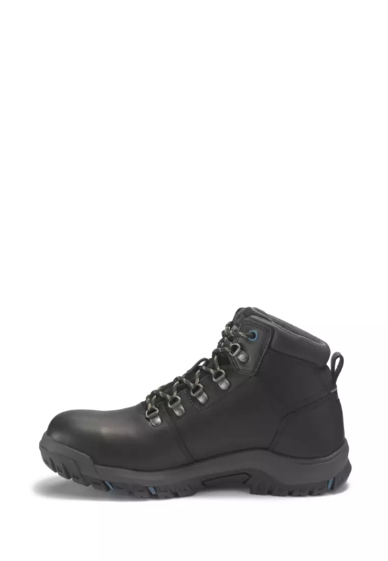 Women's Mae Steel Toe Waterproof Work Boots - Black (P91022) | Safety Shoes