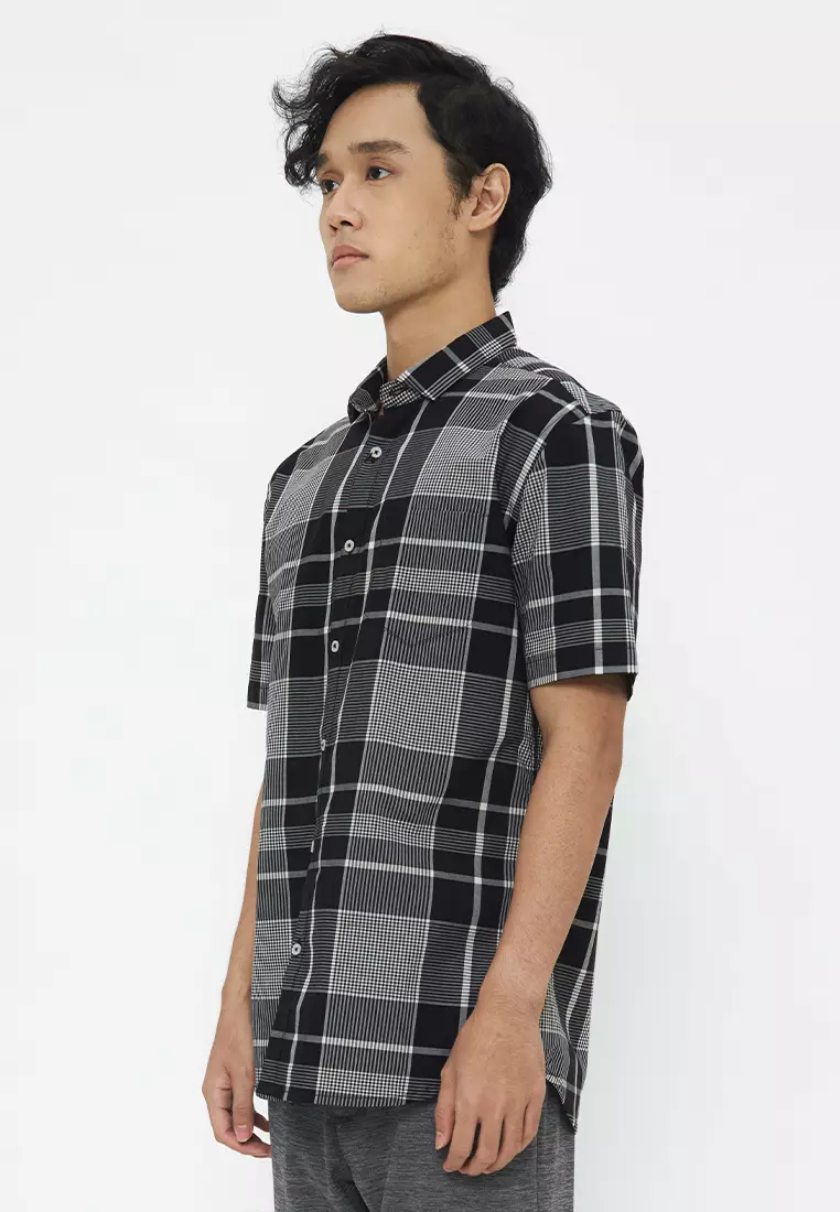 MANZONE Kemeja Lengan Pendek Easton