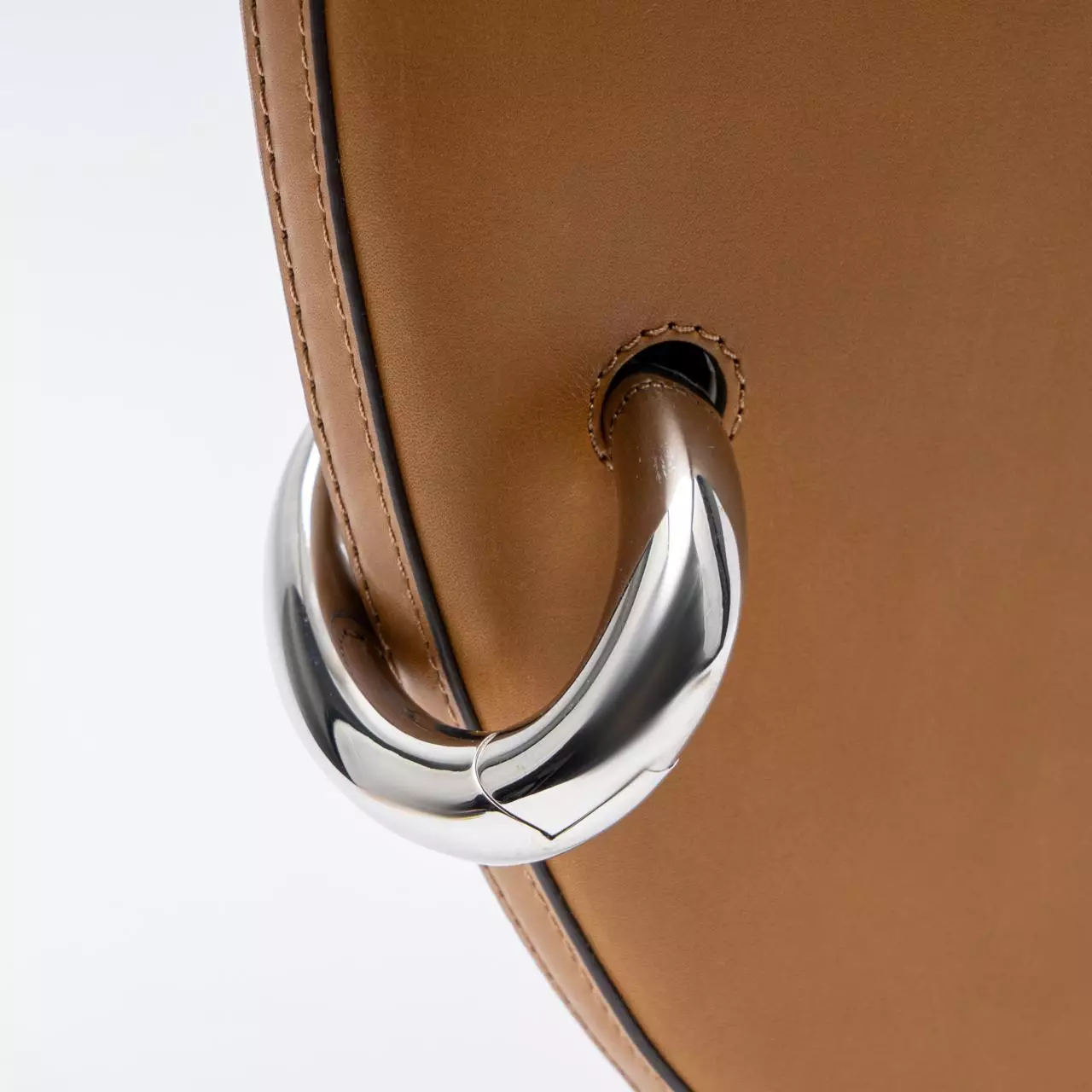 Pierced Hobo Bag Brown