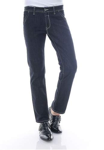 LGS - Slim Fit - Jeans Panjang - Premium Jeans - Biru Navy