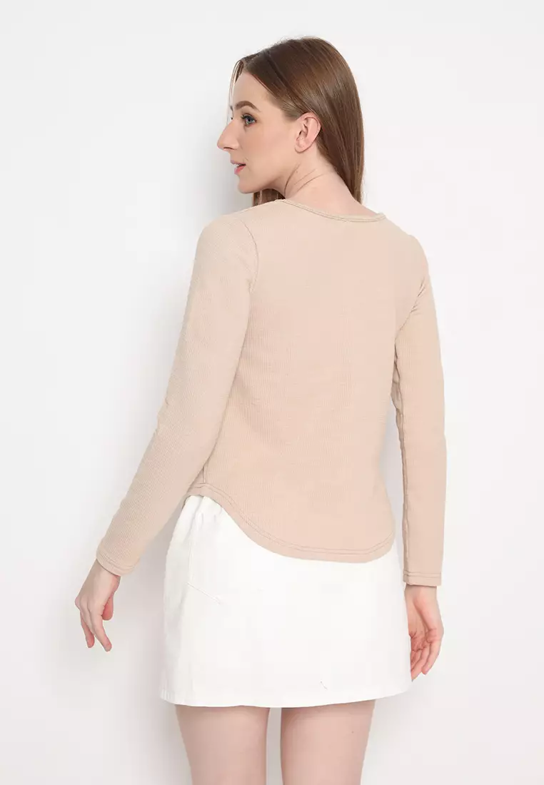 Mannequin Button Knit Blouse