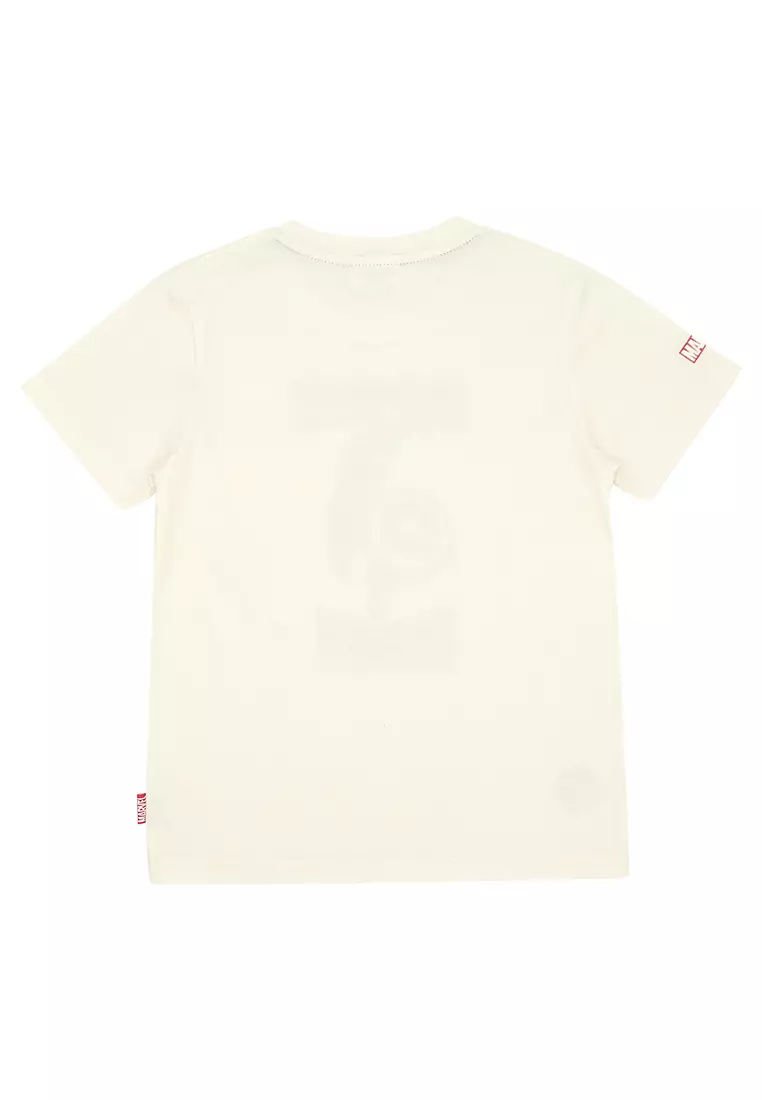 Boys Licensed Graphic T-Shirt Captain America Japanese Characters