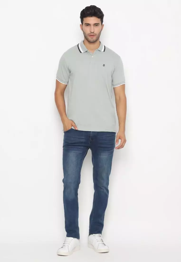 MATSUDA Kaos Polo Shirt Pria Kerah Aioi