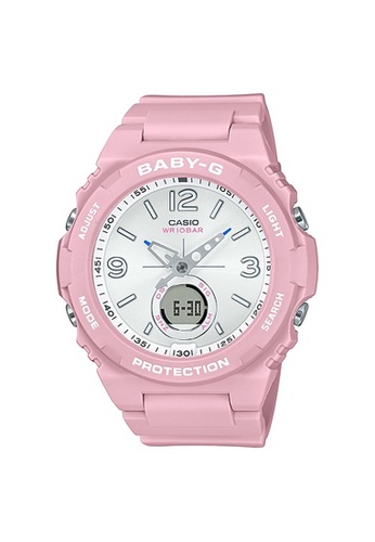 Baby-G white and pink CASIO BABY-G BGA-260SC-4A D5999AC8767B79GS_1