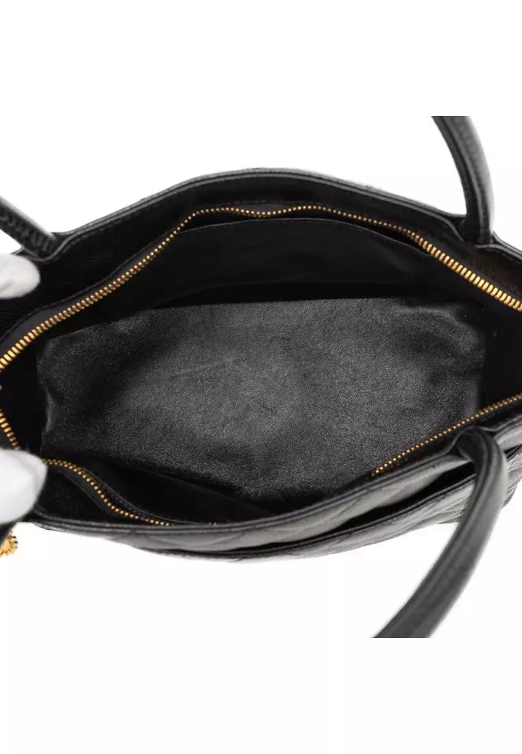 Pre-Loved Chanel Caviar Medallion Tote