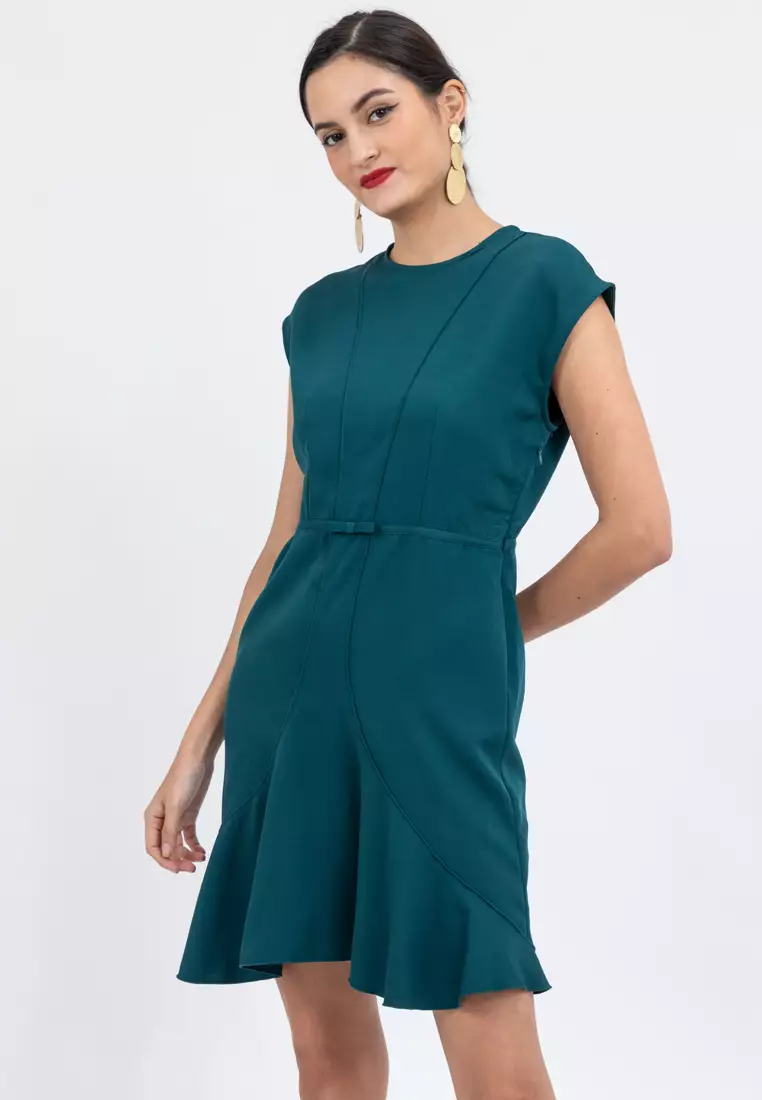 DOMINA Frill Hem Dress