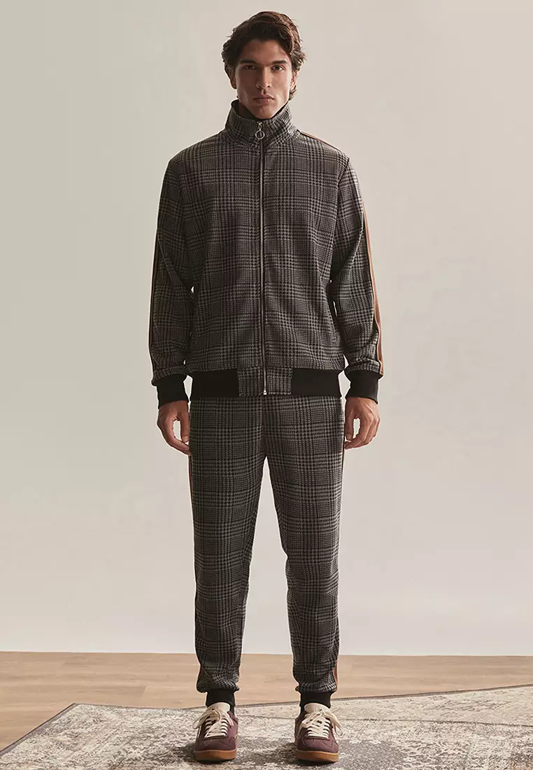 Buy DIVERSE Houndstooth Jacket 2023 Online ZALORA Singapore   Diverse 4558 2721533 6 