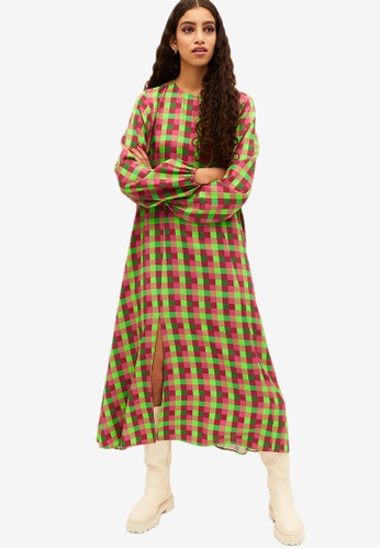 Buy Monki Long Sleeved Flowy Dress 2023 Online | ZALORA Singapore